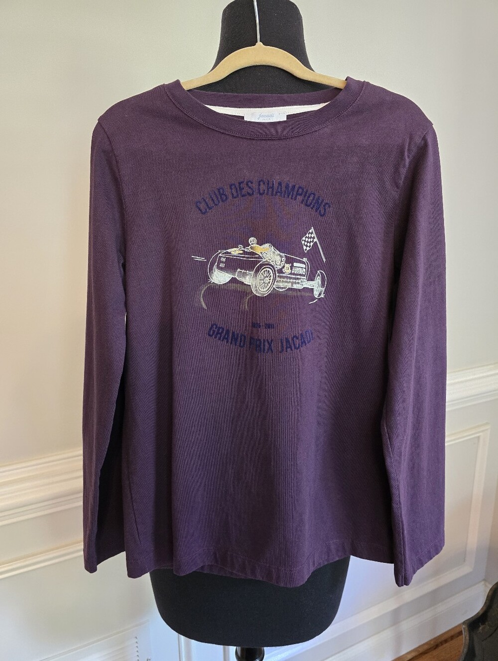 Jacadi Paris Boy's Long Sleeve T Shirt Size 12Y